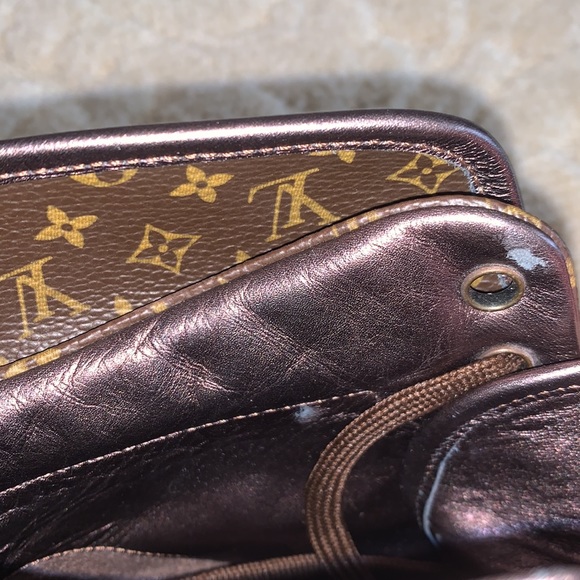 Louis Vuitton Brown Brea Fold Over Sneakers - Picture 16 of 16